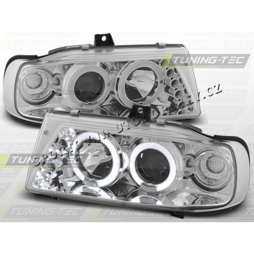 SEAT CORDOBA 1993-99 PŘEDNÍ ČÍRÁ SVĚTLA ANGEL EYES CHROME SEAT CORDOBA 1993-99 PŘEDNÍ ČÍRÁ SVĚTLA ANGEL EYES CHROME