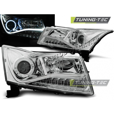 Chevrolet Cruze 2009-12 predné číre svetlá Daylight LED chrome (LPCT03) Chevrolet Cruze 2009-12 predné číre svetlá Daylight LED chrome (LPCT03)