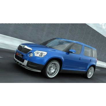 Spoiler pod predný nárazník pre Škoda Yeti, Maxton Design (plast ABS bez povrchovej úpravy)