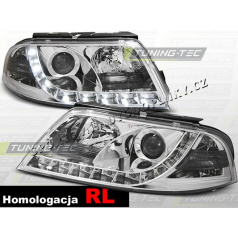 VW Passat 3BG 2000-05 Predné číre svetlá Daylight LED chrome (LPVWD8)