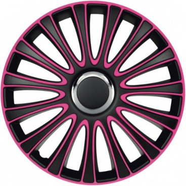 Kryty kolies Le Mans čierno-ružové 14-16" (sada 4 ks) Kryty kolies Le Mans čierno-ružové 14-16" (sada 4 ks)