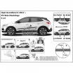 Ochranné bočné lišty na dvere, Opel Grandland X, 2017+