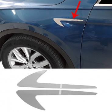 Nerez obloženie predného blatníka Omtec 2 ks Nerez obloženie predného blatníka Omtec 2 ks