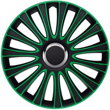 Kryty kolies Le Mans čierno-zelené 13-16" (sada 4 ks) Kryty kolies Le Mans čierno-zelené 13-16" (sada 4 ks)