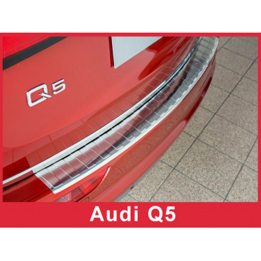 Nerez kryt- ochrana prahu zadného nárazníka Audi Q5 2008-16 Nerez kryt- ochrana prahu zadného nárazníka Audi Q5 2008-16