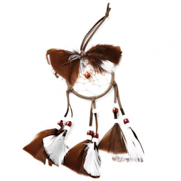 Zberač snov za spätné zrkadlo hnedý Zberač snov za spätné zrkadlo hnedý