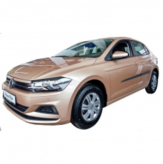 Ochranné bočné lišty na dvere, VW Polo VI, 2017+, HTB, 5-dverové