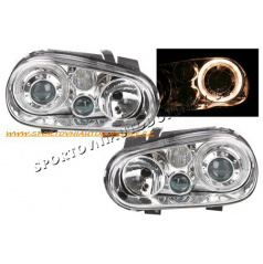 Volkswagen Golf, GTI 1999-04 Angel Eye R32 style projector headlights