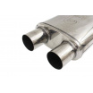 Tlmič Stredný Zadný 63,5mm TurboWorks LT 304SS 355mm