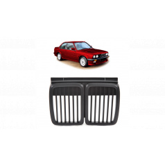 Gril BMW 3 E30 jednotlivé rebro Matná čierna