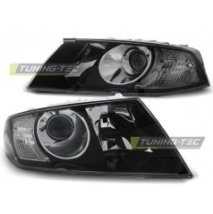 Škoda Octavia 2004-2008 predné číre svetlá black (LPSK15)