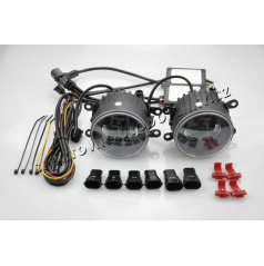 Škoda Roomster 2007-09 - mega power LED hmlovky s denným svietením