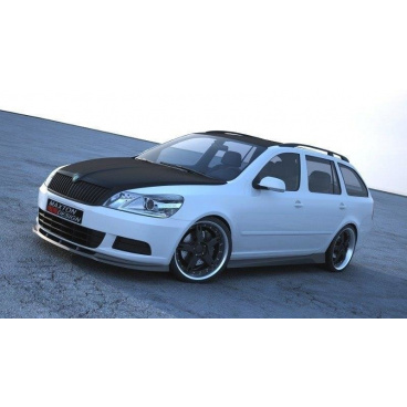 Spoiler pod predný nárazník pre Škoda Octavia Mk2 Facelift, Maxton Design (čierny lesklý plast ABS) Spoiler pod predný nárazník pre Škoda Octavia Mk2 Facelift, Maxton Design (čierny lesklý plast ABS)
