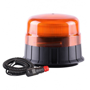 Maják výstražný 12V oranžový led (120 zábleskov za minútu)