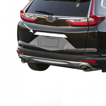 Nerez leštený kryt nad zadnou ŠPZ Honda CR-V V 2018-2023 Nerez leštený kryt nad zadnou ŠPZ Honda CR-V V 2018-2023