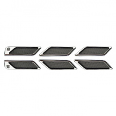 Deflektory so sieťkou - 6ks