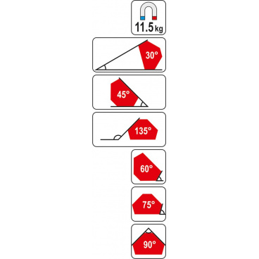 Úhelník magnetický ke svařování 11,5 kg Úhelník magnetický ke svařování 11,5 kg
