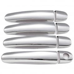 Masívne nerez kryty kľučiek s podlepením Škoda Yeti 2010-17