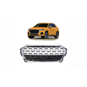 Gril Audi Q3 F3 Chróm & Lesklá Čierna