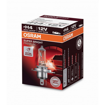 Žiarovka OSRAM H4 12V 100/90W Super Bright Premium Off Road - 1 ks Žiarovka OSRAM H4 12V 100/90W Super Bright Premium Off Road - 1 ks