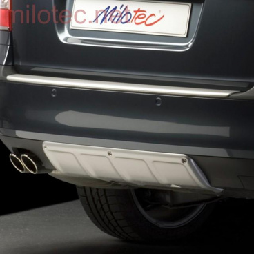 All-Road zadný diel nárazníka, ABS-strieborný, Škoda Octavia II Combi