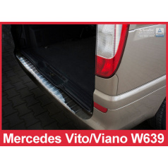 Nerez kryt-ochrana prahu zadného nárazníka Mercedes Vito, Viano W639 2003-14