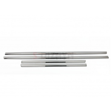 Nerez bočné ochranné dverné lišty Škoda Fabia III 2014+ 4 ks