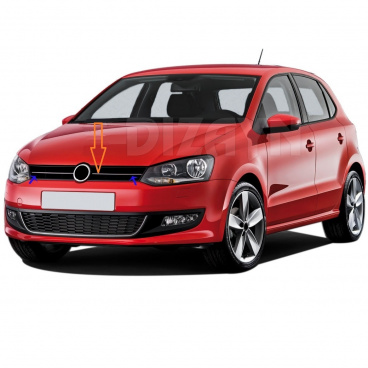 Nerez lišty prednej masky VW Polo 2009-14 2 ks Nerez lišty prednej masky VW Polo 2009-14 2 ks