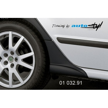 Škoda Fabia zadný diel k blatníkom (samostatný) - čierný dezén Škoda Fabia zadný diel k blatníkom (samostatný) - čierný dezén