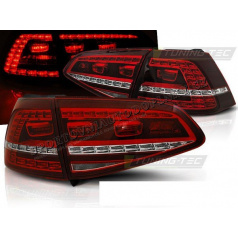VW Golf 7 2013 zadné lampy red white LED GTI Look (LDVWE8)