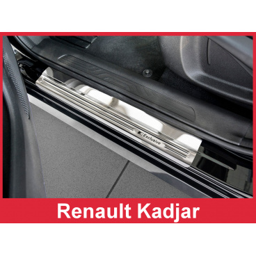 Nerez ochranné lišty prahu dverí 4ks Renault Kadjar 2015-16 Nerez ochranné lišty prahu dverí 4ks Renault Kadjar 2015-16
