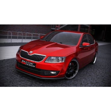 Spoiler pod predný nárazník pre Škoda Octavia Mk3, Maxton Design (plast ABS bez povrchovej úpravy) Spoiler pod predný nárazník pre Škoda Octavia Mk3, Maxton Design (plast ABS bez povrchovej úpravy)