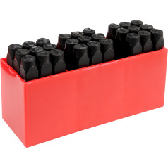 Razidlá písmenkové 8 mm 27 ks A-Z,&