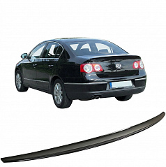 Zadné krídlo Gloss Black pre VW Passat B6 Sedan (2005–2010)