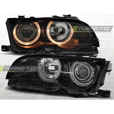 BMW E46 99-03 Angel Eyes black (LPBM82) - coupe, cabrio