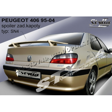 PEUGEOT 406 sedan 95-04 spoiler zad. kapoty (EU homologace) PEUGEOT 406 sedan 95-04 spoiler zad. kapoty (EU homologace)
