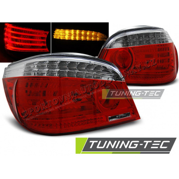 BMW E60 07.2003-07 zadné lampy red white LED (LDBMA0)