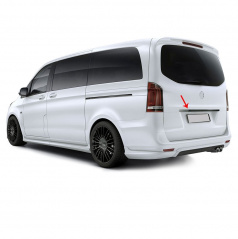 Nerez leštená lišta nad zadnou ŠPZ Mercedes Vito W447 2014+