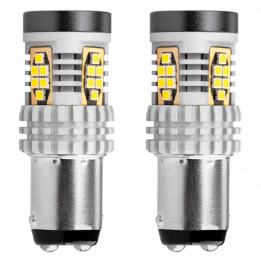 LED žiarovky CANBUS 3020 24SMD 1157 BAY15D P21/5W Biela 12V 24V AMIO-02798