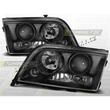 MERCEDES W 202 C-KLASA 1993-00 PŘEDNÍ ČÍRÁ SVĚTLA BLACK MERCEDES W 202 C-KLASA 1993-00 PŘEDNÍ ČÍRÁ SVĚTLA BLACK