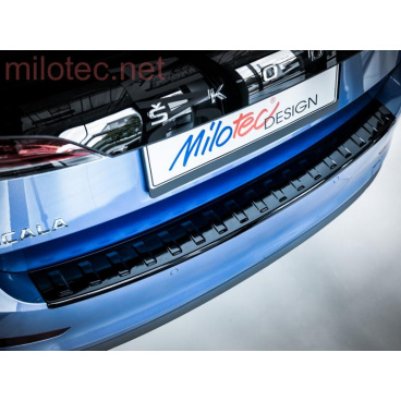 Prah piatych dverí, čierny lesklý "klavírlak", Škoda Scala, 2019+ Prah piatych dverí, čierny lesklý "klavírlak", Škoda Scala, 2019+