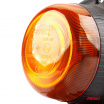 Výstražná blikajúca lampa mini maják 18 LED magnet R65 R10 12V 24V W21ml