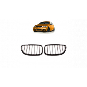 Mriežka BMW 3 E90 E91 Facelift jednotlivé lamely Lesklá čierna