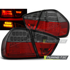BMW E90 03.2005-08.2008 zadné LED lampy red smoke BAR (LDBM73)
