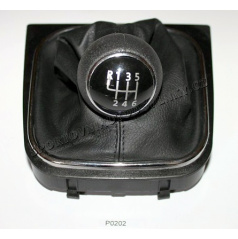 Kompletná radiaca páka VW Golf VI 6 st. vrátane chróm rámčeka a alu plaketka