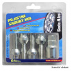 Poistné skrutky kolies M12x1,50x26mm guľové sedlo (C) 4ks + kľúč
