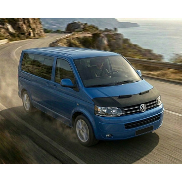 Prevlek prednej časti kapoty čierny karbón VW T5 2003-10