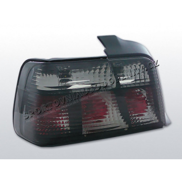 BMW E36 90-99 Zadné kryštalické lampy smoke (LTBM37) - sedan