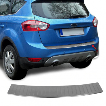 Nerez brúsená lišta zadného nárazníka Omtec Ford Kuga 2008-13 Nerez brúsená lišta zadného nárazníka Omtec Ford Kuga 2008-13
