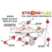 Nissan 100NX StrongFlex Sport sestava silentbloků jen pro zadní nápravu 15 ks